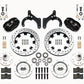 WILWOOD FORGED DYNALITE BIG FRONT BRAKE KIT DRILLED SLOTTED CHEV WB 140-12459-D