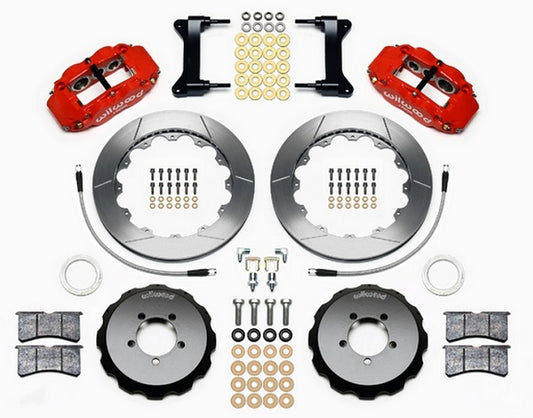 Wilwood WB140-12870-R Forged Narrow Superlite 6R Front Red Big Brake Kit - 6-Piston 12.88" (for Subaru BRZ & for Toyota FR-S 2013-On)