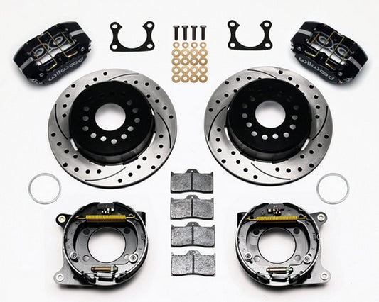 Dynapro Dust-Boot Rear Brake Kit - 4-Piston 12.19" (Suit Ford Big Bearing With 2.36 Offset & Internal Park Brake) (WB140-13204-D)