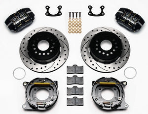 Dynapro Dust-Boot Rear Brake Kit - 4-Piston 12.19" (Suit Ford Small Bearing With 2.50 Offset & Internal Park Brake) (WB140-13206-D)