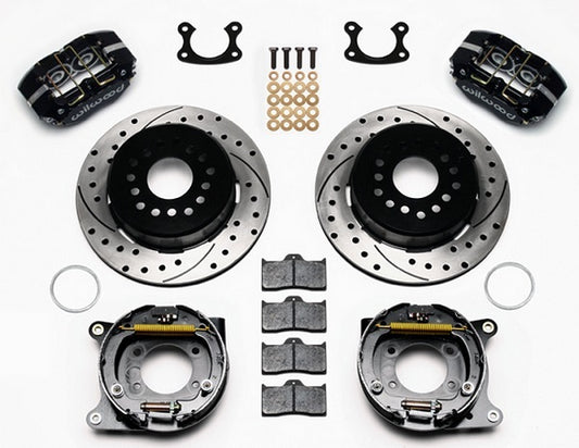 Dynapro Dust-Boot Rear Brake Kit - 4-Piston 12.19" (Suit Ford Small Bearing With 2.50 Offset & Internal Park Brake) (WB140-13206-D)