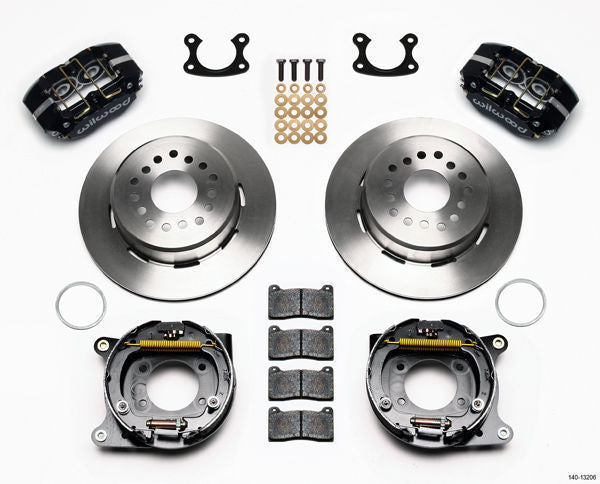 WILWOOD DYNAPRO 4 SPOT DUSTBOOT REAR BRAKE KIT WB140-13206 SMALL Ford 2.5" O/S
