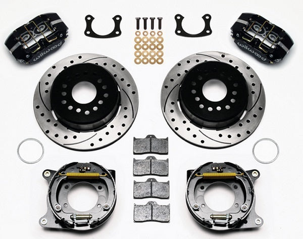 Wilwood WB140-13207-D Ford Dynapro Dust-Boot Rear Brake Kit 4-Piston 12.19"