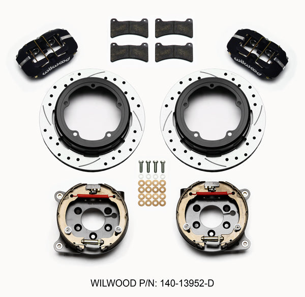 Dynapro Low-Profile Rear Parking Brake Kit (Suit Strange Engineering Rear Floater Kit STF5010) (WB140-13952-D)