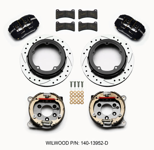 Dynapro Low-Profile Rear Parking Brake Kit (Suit Strange Engineering Rear Floater Kit STF5010) (WB140-13952-D)