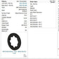 WILWOOD DYNALITE PRO FRONT BRAKE KIT DRILLED SLOTTED 4 SPOT CHEV WB 140-3425-DP