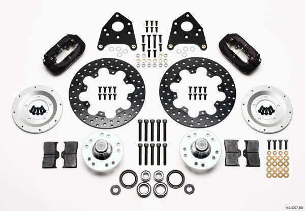 Wilwood 140-4307-BD Dynalite Front Brake Kit for Mustang 1965-69
