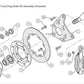 Wilwood 140-4307-BD Dynalite Front Brake Kit for Mustang 1965-69