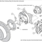 Wilwood 140-7139-DP Dynalite Rear Parking Brake Kit for Ford 2.36" Axle Offset