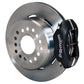 Wilwood 140-7140 Dynalite 4 Spot Rear Brake Kit Solid Rotors Black for Ford 9"