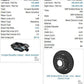 WILWOOD WIL140-7143-D-DB DYNALITE 4 SPOT REAR BRAKE KIT Ford DUSTBOOT CALIPERS
