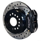 Wilwood 140-7143-D Dynalite Rear Park Brake Kit 4 Spot Drilled for Ford 9"