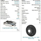 WILWOOD DYNALITE REAR PARK BRAKE KIT SMALL Ford 9" 4SPOT POLISHED WB 140-7143-DP