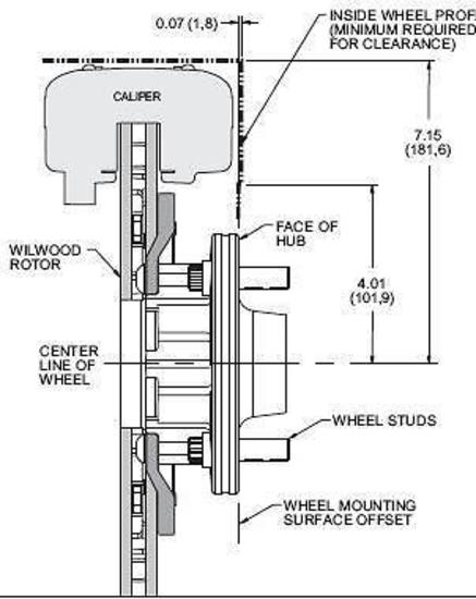 Wilwood 140-7675-D Dynalite Pro Front Brake Kit Drilled/Slotted for Holden HQ Torana