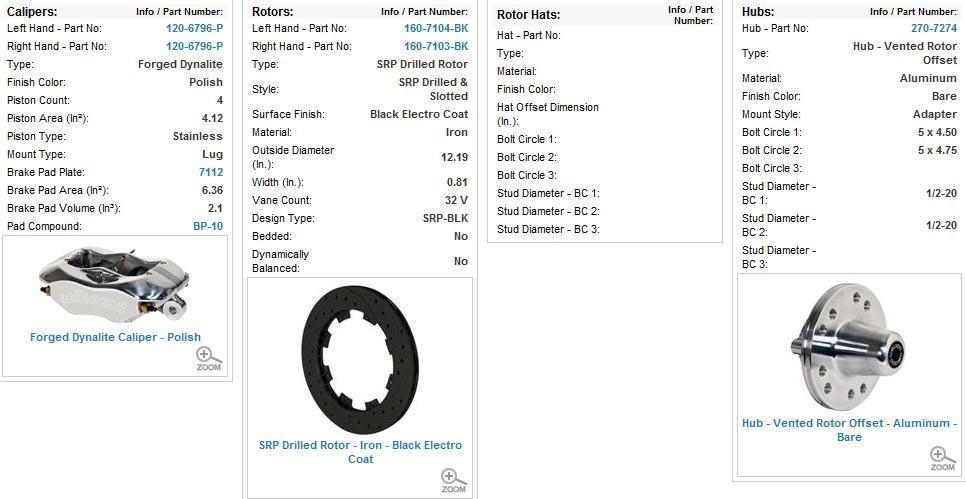 Wilwood 140-7675-DP Dynalite Pro Front Brake Kit Drilled/Polished for Holden HQ Torana