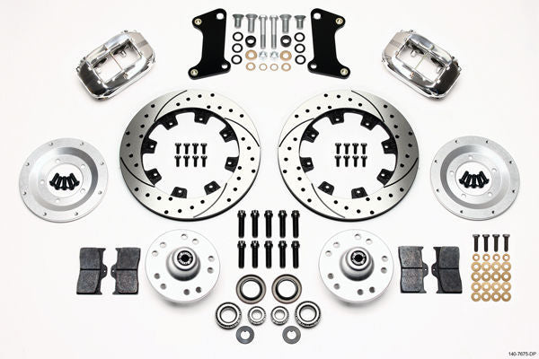Wilwood 140-7675-DP Dynalite Pro Front Brake Kit Drilled/Polished for Holden HQ Torana