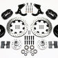 WILWOOD DYNALITE FRONT BRAKE KIT WB140-7676-D-DB DUST BOOTED SUIT 55-57 CHEVY