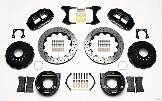 Wilwood Disc Brakes WIL140-9224-D NARROW SUPERLITE BIG REAR PARK BRAKE KIT OLDS/PONTIAC WB 140-9224-D