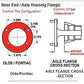 Wilwood Disc Brakes WIL140-9224-D NARROW SUPERLITE BIG REAR PARK BRAKE KIT OLDS/PONTIAC WB 140-9224-D