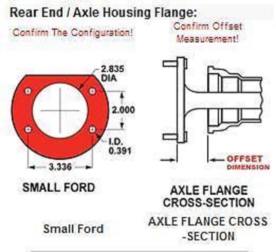 Wilwood 140-9282-D 4 Spot forged Dynalite Rear Parking Brake Kit for Ford 9"