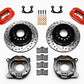 Dynalite Rear Parking Brake Kit Drilled Polished, Red Caliper (Suit Small Ford, 2.50" Axle Offset) (WB140-9282-DR)