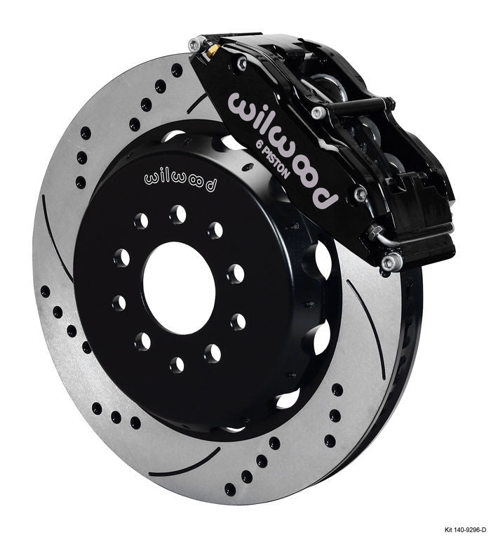 Wilwood 140-9296-D Superlite 6R 355mm Drilled Front Brake Kit for Holden Monaro & Commodore VT-VZ