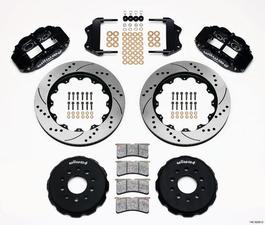Wilwood 140-9296-D Superlite 6R 355mm Drilled Front Brake Kit for Holden Monaro & Commodore VT-VZ