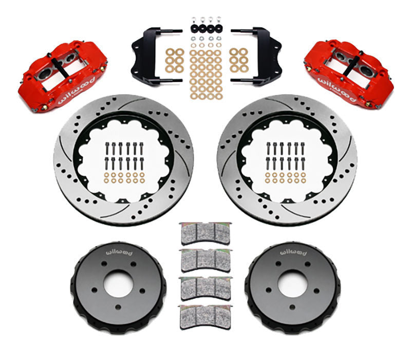 Wilwood 140-9296-DR Superlite 6R 355mm Drilled Front Brake Kit for Holden Monaro & Commodore VT-VZ