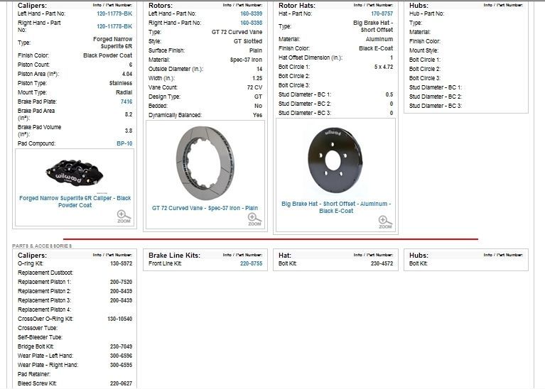 WILWOOD SUPERLITE 6R 355MM FRONT BRAKE KIT HOLDEN COMMODORE VT-VZ WB 140-9296