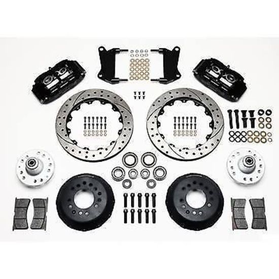 Wilwood 140-9803-D Superlite Front Brake Kit Drilled Rotors 6 Spot for Holden HQ-HZ & Torana