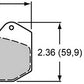 Smart Pad Brake Set with BP-10 Compound (Suit DynaPro 6 Calipers) (WB150-10006K)