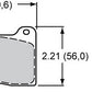 Smartpad Brake Pad Set with BP-30 Compound (Suit Billet Dynalite, Dynapro Dust-Boot, Lug Mount , Narrow Radial Mount & Forged DPHA) (WB150-11735K)