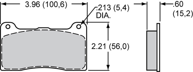 CM PAD SET (4) TI SPRINT (WB150-14346K)