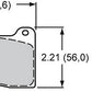 Smartpad Brake Pad Set with BP-20 Compound (Suit Billet Narrow Dynalite & Radial Mount, Dynapro Radial Mount) (WB150-9419K)