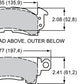 Smartpad Brake Pad Set with BP-20 Compound (Suit D52 Dual Piston FLoater & GM III Single Piston Floater) (WB150-9421K)