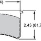 PolyMatrix Brake Pad Set with A Compound (Suit Superlite 4 & 6 Series Calipers) (WB15A-5938K)