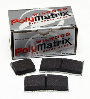 Wilwood Disc Brakes WIL15A-8809K PolyMatrix Brake Pad Set with A Compound (Suit Powerlite Radial Mount Series Calipers) (WB15A-8809K)