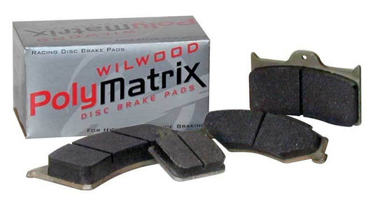 Wilwood Disc Brakes WIL15B-3991K PolyMatrix Brake Pad Set with B Compound (Suit Billet Dynalite Caliper with Cotter Pin) (WB15B-3991K)