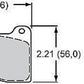 Wilwood 15E-9837K PolyMatrix Dynapro 4 Spot Brake Pads (set 4)