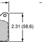 WILWOOD POLYMATRIX Q BRAKE PAD SET WB15Q-8812K POWERLITE CALIPERS 7912