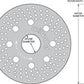 Wilwood 160-3275 Aluminium Cross Drilled Spline Mount Rotor Black 10.95 x .31"