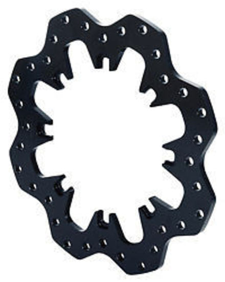Wilwood Disc Brakes WIL160-5855 160-5855 Cross Drilled Steel Scalloped Rotor 11.75" x.35" Thick