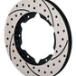 SRP Drilled Performance Rotor Black L/H- 30 Vanes (11.00" Dia, 0.81" Width, .326" Hole Type, 6 x 6.25" Bolt Circle, 5.59" Lug I.D) (WB160-7100-BK)