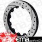 14"IRON DRILLED ROTOR  LH (WB160-8401-BK)