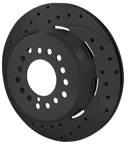 Wilwood Disc Brakes WIL160-9815-BK SRP Drilled Performance Rotor & Hat R/H- 32 Vanes (12.19" Dia, 0.81" Width, 3.06" Lug I.D, 7.24 I.D, 2.32" Offset) (WB160-9815-BK)