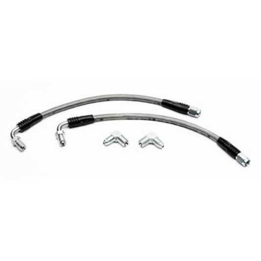 Flexline Stainless Steel Braided Brake Hose Kit for # WB140-10471-DR Brake Kit (WB220-10632)