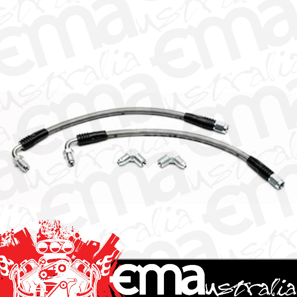 Flexline Stainless Steel Braided Brake Hose Kit for # WB140-10471-DR Brake Kit (WB220-10632)