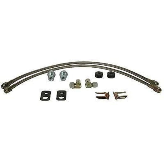 Wilwood WIL220-7009 for Subaru WRX Flexline Braided S/Steel Brake Hose Kit Front