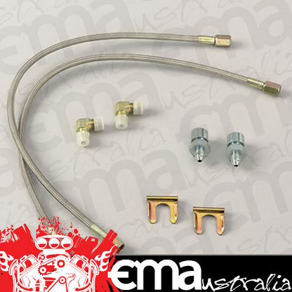 Wilwood 220-8307 Universal 18" Flexline Stainless Steel Braided Brake Hose Kit