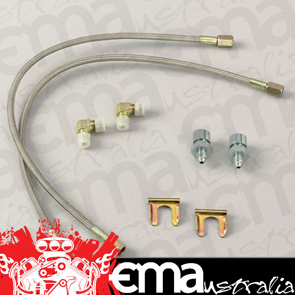 Wilwood 220-8307 Universal 18" Flexline Stainless Steel Braided Brake Hose Kit